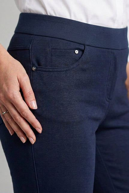 27 Inch embroidered pocket trouser