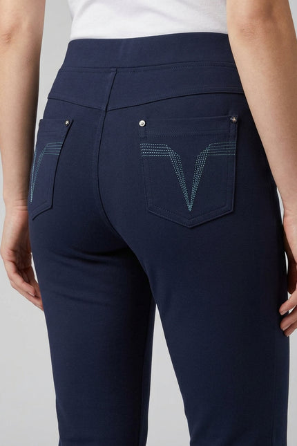 27 Inch embroidered pocket trouser