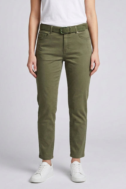 29 Inch leg trouser with belt