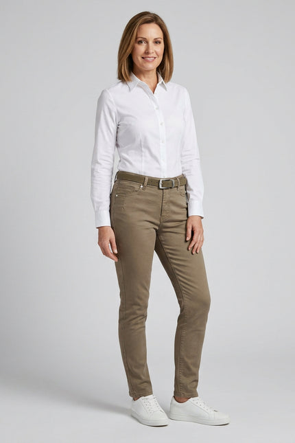 29 Inch leg trouser with belt
