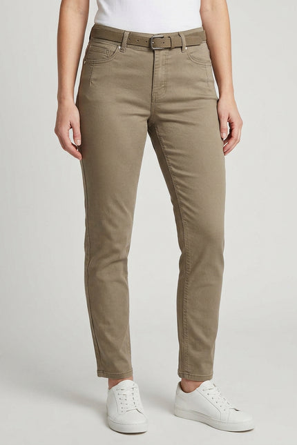 29 Inch leg trouser with belt