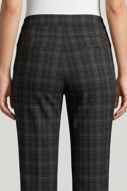 27 Inch black square check trouser