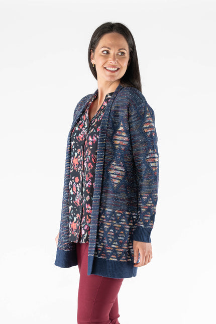 LONGLINE EDGE TO EDGE CARDIGAN LONG SLEEVE