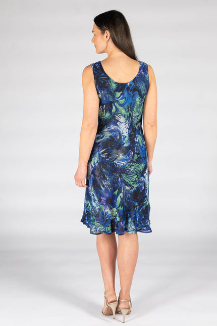 Blue 41 inch reversible print