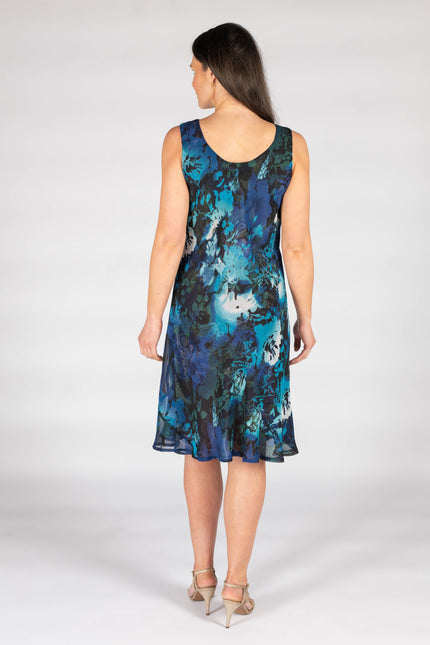 Blue 41 inch reversible print