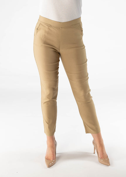 27 inch leg pocket detail trouser elasticed