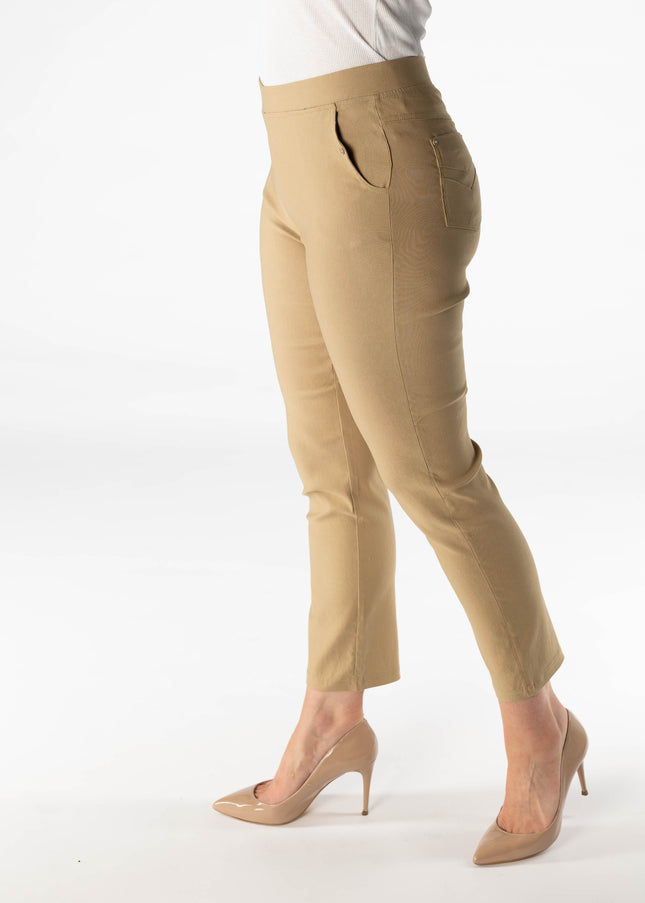 27 inch leg pocket detail trouser elasticed