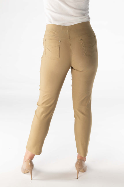 27 inch leg pocket detail trouser elasticed