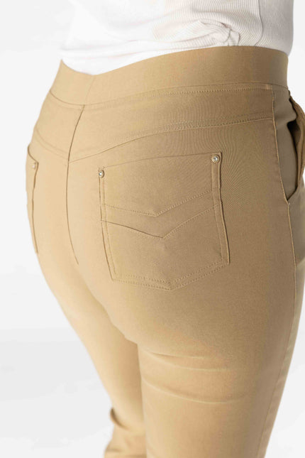 27 inch leg pocket detail trouser elasticed
