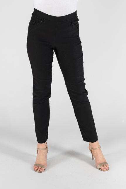 27" leg front pocket detail trouser