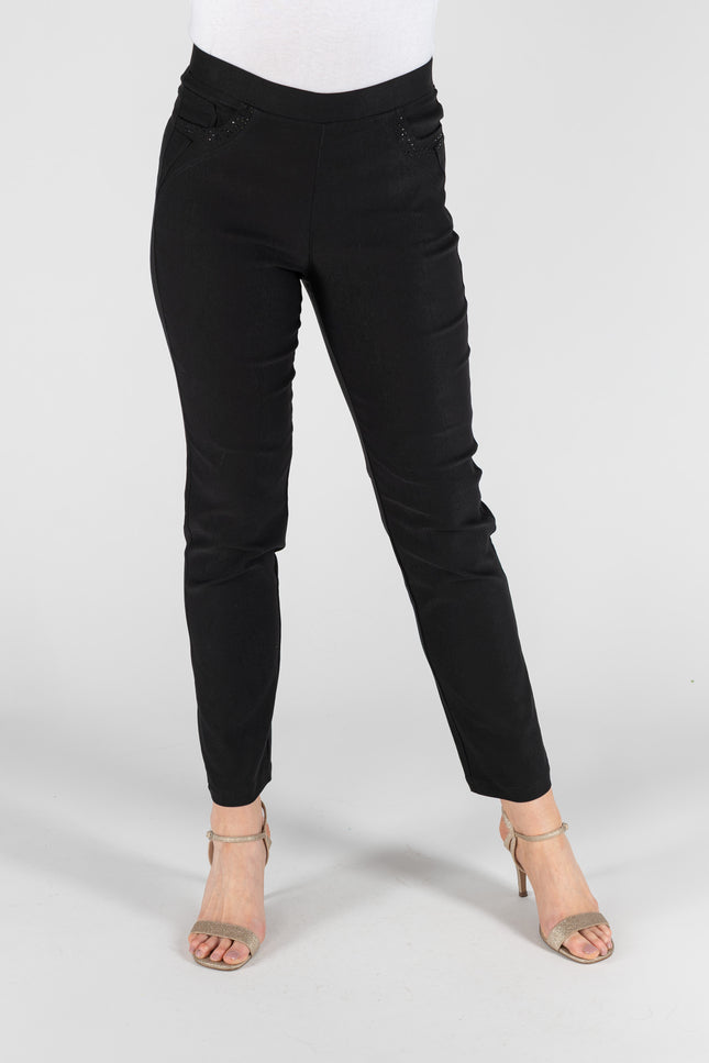 27" leg front pocket detail trouser