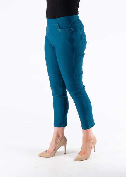EMBROIDERED POCKET TROUSER 27