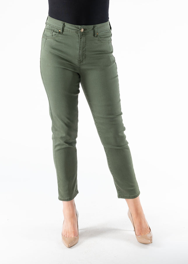 BETTLE COLOUR 27" LEG POCKET DETAIL TROUSER