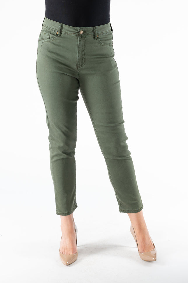 BETTLE COLOUR 27" LEG POCKET DETAIL TROUSER