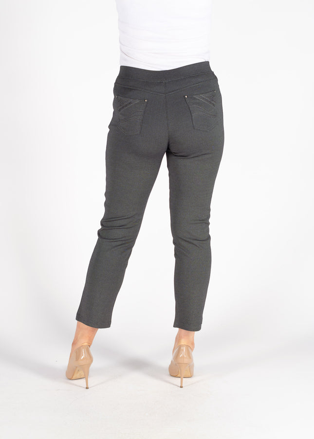 Trouser grey 27" leg detail pocket