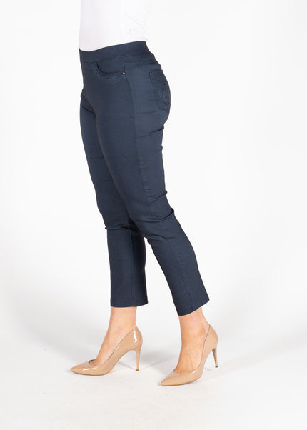 27 INCH STRETCH TROUSER POCKET EMBROIDER