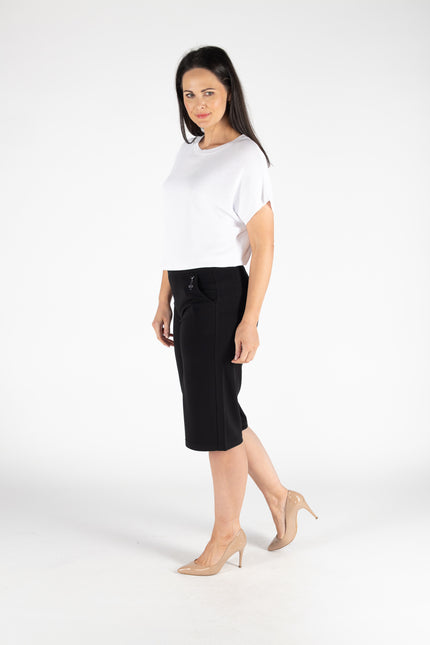 SMART WIDE LEG CROPPED TROUSER 22 INCH