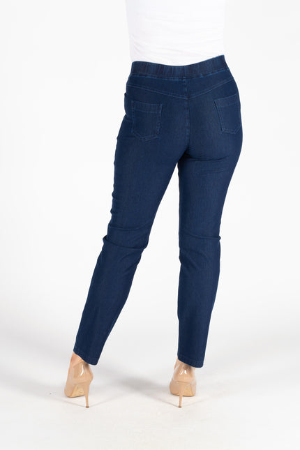 29 INCH DENIM TROUSER METAL TRIM POCKETS