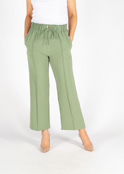 AIRFLOW WIDE LEG 29 INCH TROUSER ELAS WAIST
