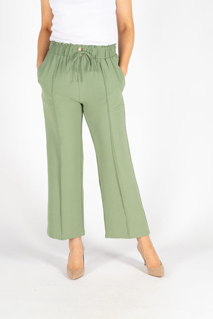 AIRFLOW WIDE LEG 29 INCH TROUSER ELAS WAIST
