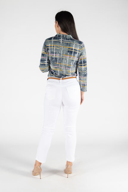 29 INCH GARMENT DYE JEANS WITH BELT