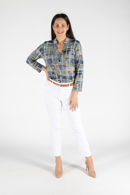 29 INCH GARMENT DYE JEANS WITH BELT