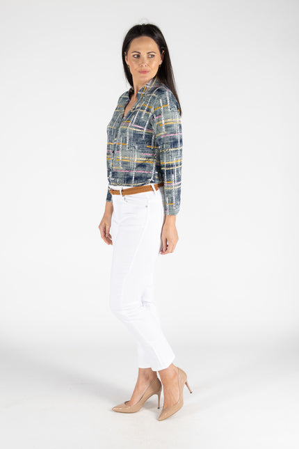 29 INCH GARMENT DYE JEANS WITH BELT