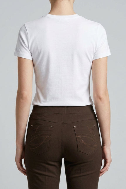 29 Inch Embroidered pocket stretch trouser