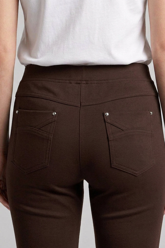 27 Inch stretch trouser with pocket detail