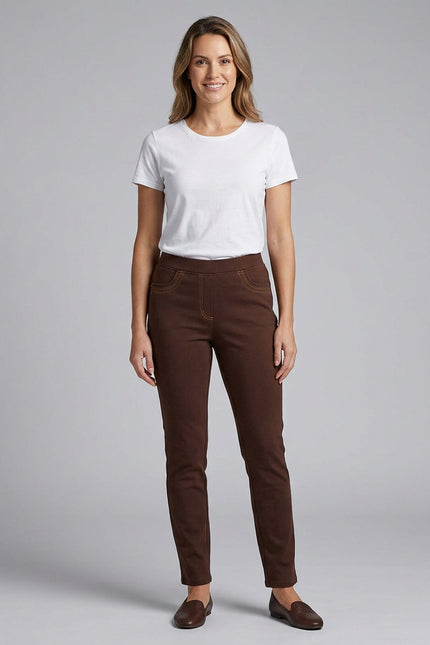 27 Inch embroidered pocket trouser