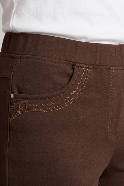 27 Inch embroidered pocket trouser
