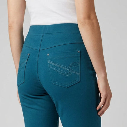 27 Inch embroidered pocket trouser