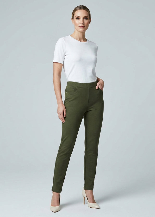 29 Inch embroidered pocket trouser