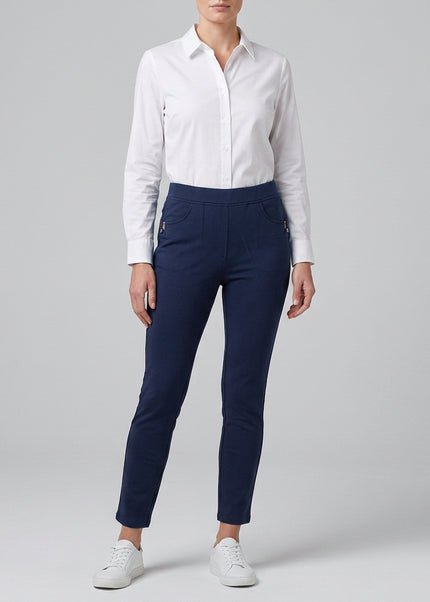 27 Inch Stretch pocket trouser with pocket detail