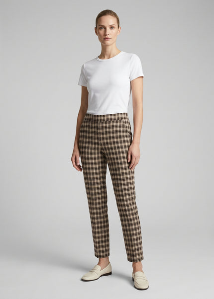 Trouser 29 inch check with pockets