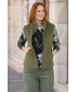 Olive Teddy Fleece Gilet With Pockets