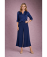 NAVY AIRFLOW WIDE LEG TROUSER