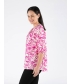 CERISE WHITE BLOUSE WITH ELASTICATED - B29750