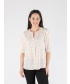 MULTI SPOT BLOUSE ROUND NECK WITH MID SLEEVE