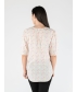 MULTI SPOT BLOUSE ROUND NECK WITH MID SLEEVE