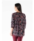 FLORAL PRINT BLOUSE WITH ELASTICATED CUF
