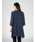 LONGLINE CRINKLE WATERFALL CARDIGAN 3/4 SLEEVE