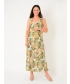 Mustard Floral Reversible Dress