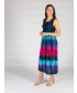 NAVY MULTI TIE DYE SLEEVELESS- D30134