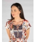 FLORAL BORDER PRINT DRESS- D30149