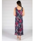Sleeveless printed reversible dress