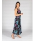 Sleeveless printed reversible dress
