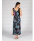 Sleeveless printed reversible dress