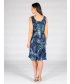 Blue 41 inch reversible print 