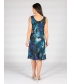 Blue 41 inch reversible print 